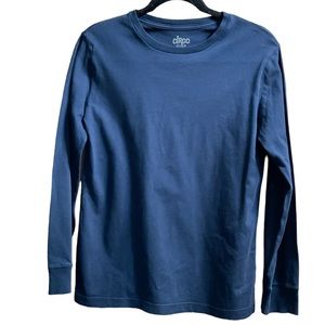 Boy’s Circo Navy Blue Long Sleeve Cotton T-Shirt.